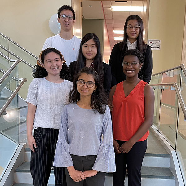 The 2021 CNF REU Group in July